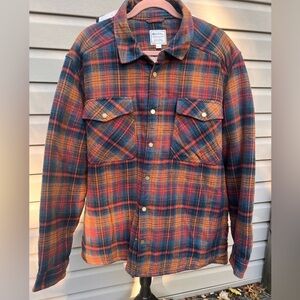 Plaid Shirt Jacket for Men